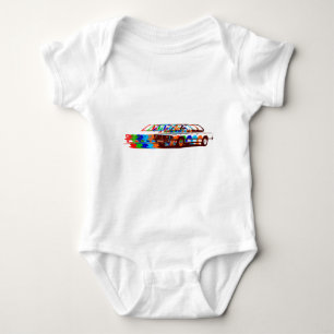 Klassische volle Farben BMWs Baby Strampler