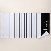 Klassische Vollgröße Strandtuch (Vorderseite)