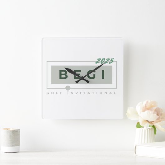 Klassische Wall-Uhr Quadratische Wanduhr (Zuhause)