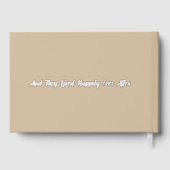 Klassische Warme Taupe Blumenstrauß Sketch Buch (Rückseite)