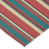 Klassische wärme vertikale Streifen, autumnale Far Tischdecke (Schrägansicht)