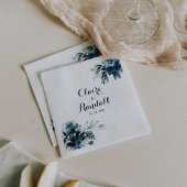 Klassische Wasserfarbenblütenhochzeit Napkins Serviette