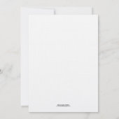 KLASSISCHE WEDDING EINLADUNG DES MONOGRAMM-%PIPE% (Rückseite)