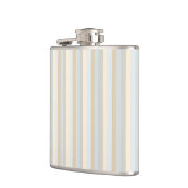 Klassische weiche, farbige, grau-senkrechte Streif Flachmann (Links)