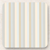 Klassische weiche, farbige, grau-senkrechte Streif Getränkeuntersetzer (Vorderseite)