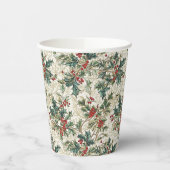 Klassische Weihnachten: Festlich Pappbecher (Links)