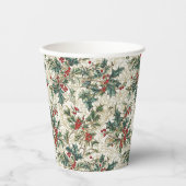 Klassische Weihnachten: Festlich Pappbecher (Vorderseite)