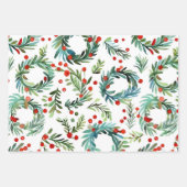 Klassische Weihnachten Geschenkpapier Set (Vorderseite)