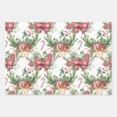 Klassische Weihnachten Geschenkpapier Set (Vorderseite)