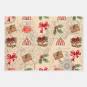 Klassische Weihnachten Geschenkpapier Set (Vorderseite 2)