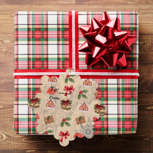 Klassische Weihnachten Ornament Karte (Insitu (Geschenk))