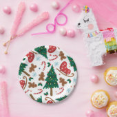 Klassische Weihnachten Pappteller (Party)