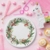 Klassische Weihnachten Pappteller (Party)