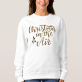Klassische Weihnachten Sweatshirt (Vorderseite)