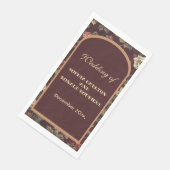 Klassische Weihnachts-Chinoiserie Romantische Hoch Serviette (Ecke)