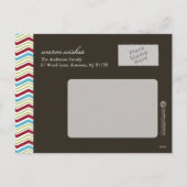 Klassische Weihnachts-Foto-Postkarten Feiertagspostkarte (Rückseite)