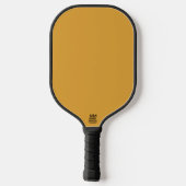 Klassische Weihnachts-Goldfall-Winterfarbe Pickleball Schläger (Rückseite)