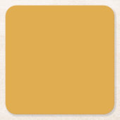 Klassische Weihnachts-Goldfall-Winterfarbe Rechteckiger Pappuntersetzer (Vorderseite)