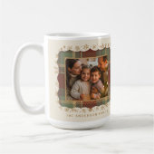 Klassische Weihnachts-Kariert Foto-Vorlage ID1141A Kaffeetasse (Links)