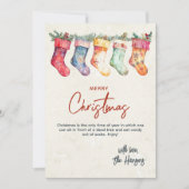 Klassische Weihnachts-Strümpfe Custom Weihnachten (Vorderseite)