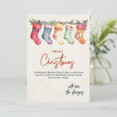 Klassische Weihnachts-Strümpfe Custom Weihnachten (Stehend Vorderseite)