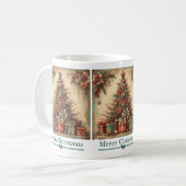 Klassische Weihnachtsbaum-Tasse Kaffeetasse (Vorderseite Links)