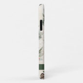 Klassische Weihnachtsbaumwolle in Rot und Weiß Case-Mate iPhone Hülle (Hinten/Rechts)