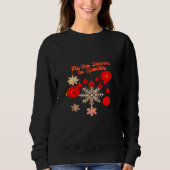 Klassische Weihnachtsbilder Sweatshirt (Vorderseite)