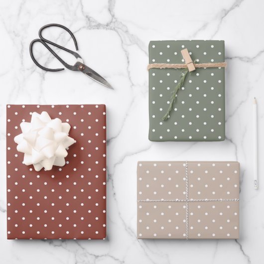 Klassische Weihnachtsdruckpapier-Blätter Geschenkpapier Set (Vorderseite)