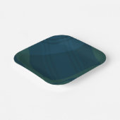 Klassische Weihnachtsfeier karierte Urlaubsparty Pappteller (Gewinkelt)