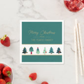 Klassische Weihnachtsfeier mit persönlicher Note Serviette (Beispiel)
