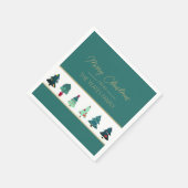 Klassische Weihnachtsfeier mit persönlicher Note Serviette (Ecke)