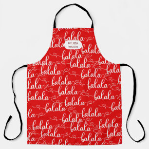 klassische Weihnachtsfeiermonografie-Schürze Schürze