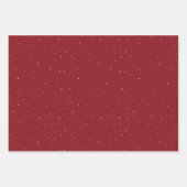 Klassische Weihnachtsfeiertage in kariertem Weihna Geschenkpapier Set (Vorderseite 2)