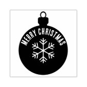 Klassische Weihnachtsfeiertage Weihnachtsdekoratio Gummistempel (Prägung)