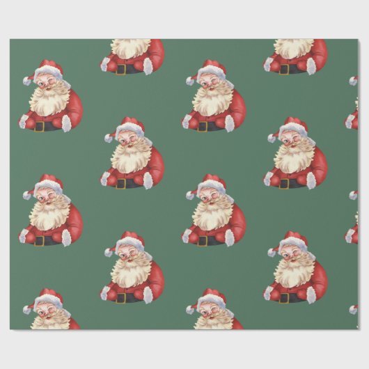 Klassische Weihnachtsfeste Geschenkpapier (Flach)