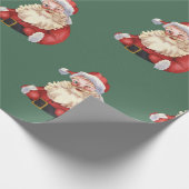 Klassische Weihnachtsfeste Geschenkpapier (Ecke)