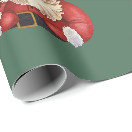 Klassische Weihnachtsfeste Geschenkpapier (Rolleneckpunkt)