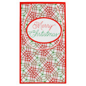 Klassische Weihnachtsgeschenktasche Kleine Geschenktüte (Rückseite)