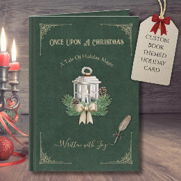 Klassische Weihnachtsgeschichte-Novelle-Feiertagsk Feiertagskarte