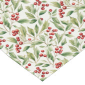 Klassische Weihnachtsgrün, Heilige Beere Kurzer Tischläufer (Ecke)