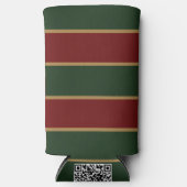 Klassische Weihnachtsgrün und Rot mit Goldschmiede Selters Dosenkühler (Vorderseite)