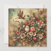 Klassische Weihnachtskarte (Vorderseite)