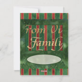 Klassische Weihnachtskarten von Audrey Jeanne Feiertagskarte (Rückseite)