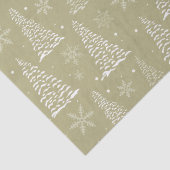 Klassische Weihnachtskiefern zum Grünbuch Seidenpapier (Detail)