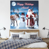 Klassische Weihnachtslandschaft mit Weihnachten, S Leinwanddruck (Insitu (Schlafzimmer))