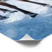 Klassische Weihnachtslandschaft mit Weihnachten, S Poster (Ecke)