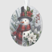 Klassische Weihnachtsmann-Illustration Ornament (Vorderseite)