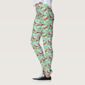 Klassische Weihnachtsmannmütze Holly Novelty Fun P Leggings (Links)