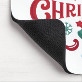 Klassische Weihnachtsmauspad Mousepad (Ecke)